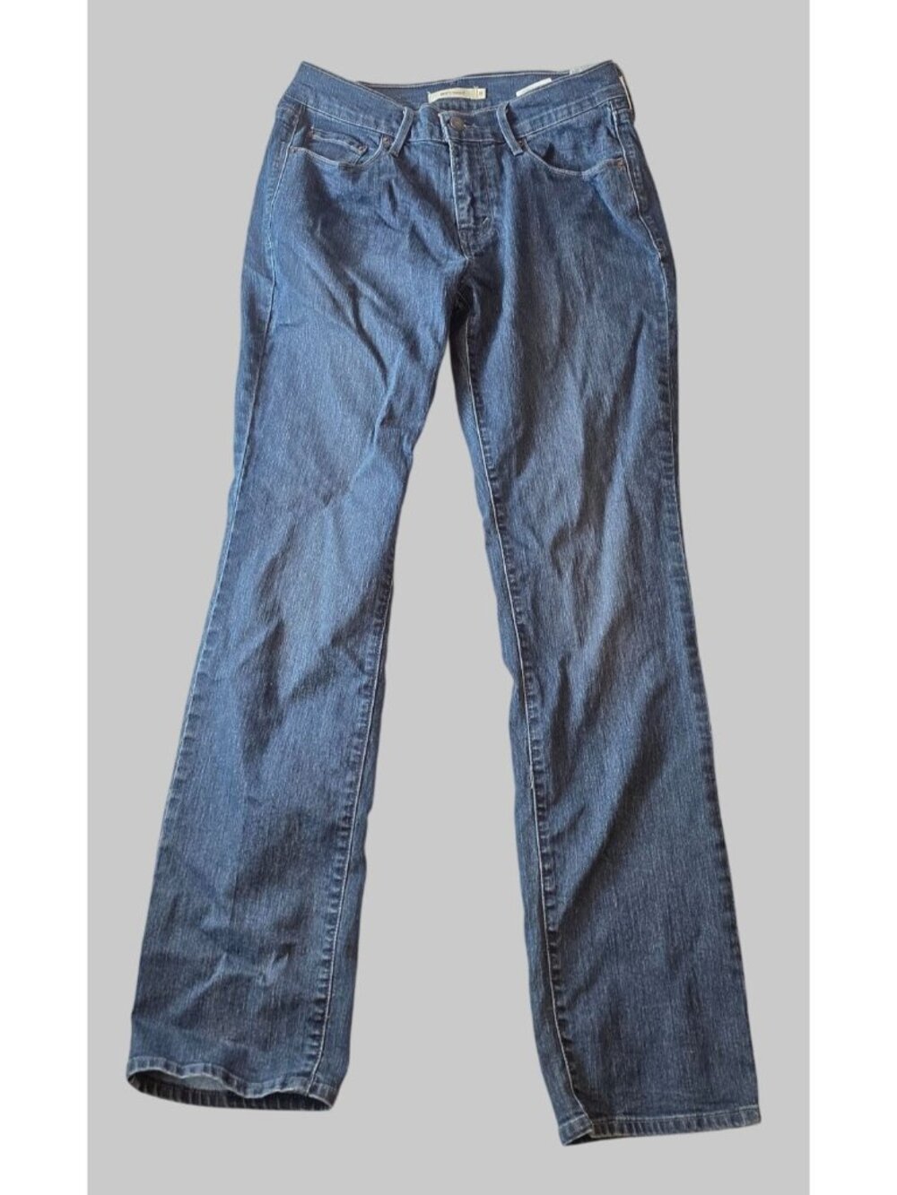 Levi's  Women's 505 Straight Leg Blue Denim Jeans size 8